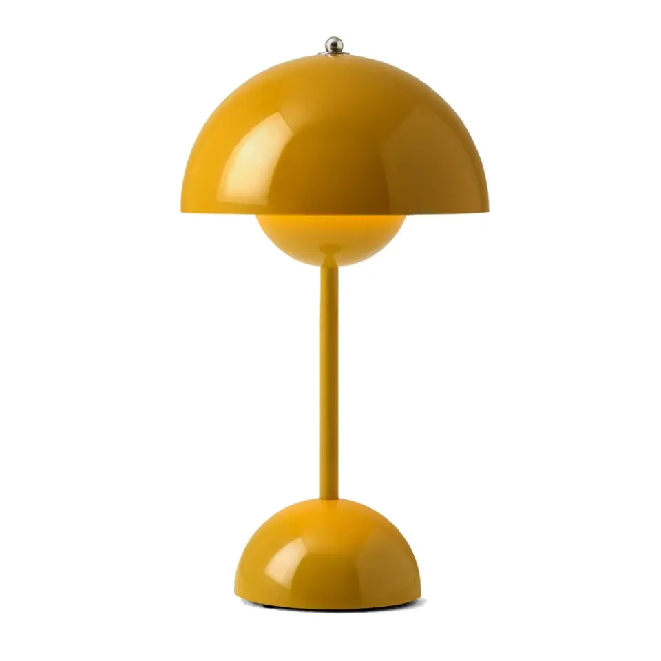 &Tradition Lámpara de mesa Flowerpot portable VP9, Mustard Amarillo Sale