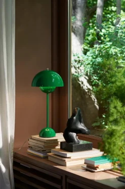 &Tradition Lámparas De Escritorio<Lámpara de mesa FlowerPot VP3, Signal green Verde
