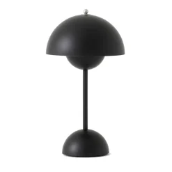 &Tradition Lámparas Portátiles|Lámparas De Mesa Y Escritorio<Lámpara de mesa Flowerpot portable VP9, Matt black Negro