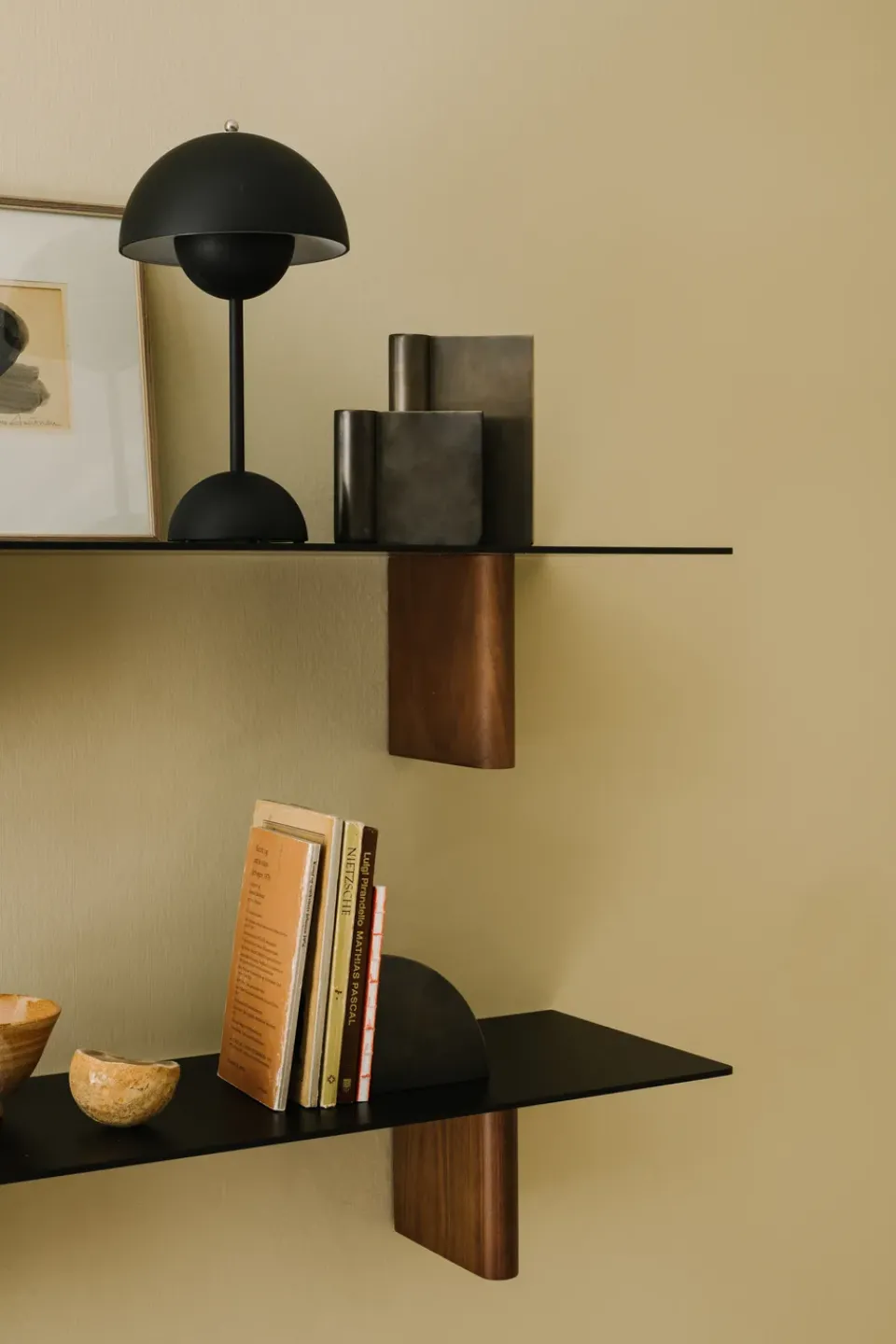 &Tradition Lámparas Portátiles|Lámparas De Mesa Y Escritorio<Lámpara de mesa Flowerpot portable VP9, Matt black Negro