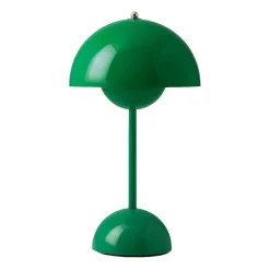 &Tradition Lámpara de mesa Flowerpot portable VP9, Signal green Verde Discount