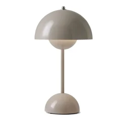 &Tradition Lámpara de mesa Flowerpot portable VP9, Grey beige BeigeGris Online
