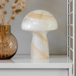 Globen Lighting Lámpara de mesa Fungo , 20 cm Beige Outlet