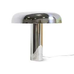 HKliving Lámpara de mesa HK Living mushroom, Chrome Plateado New