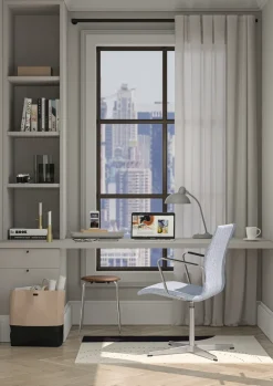 Fritz Hansen Lámparas De Escritorio<Lámpara de mesa Kaiser Idell 6556-T, Easy Grey Gris
