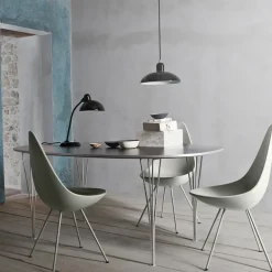 Fritz Hansen Lámparas De Escritorio<Lámpara de mesa Kaiser Idell 6556-T, Black Negro
