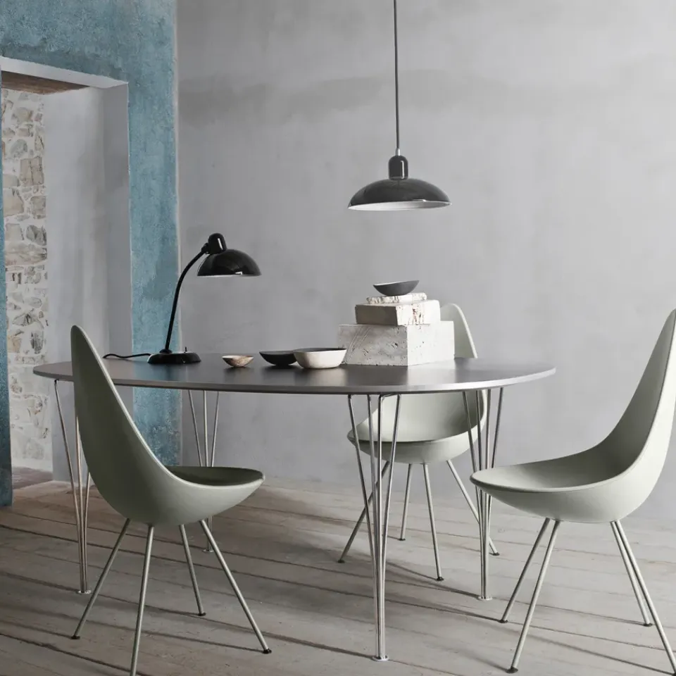 Fritz Hansen Lámparas De Escritorio<Lámpara de mesa Kaiser Idell 6556-T, Black Negro