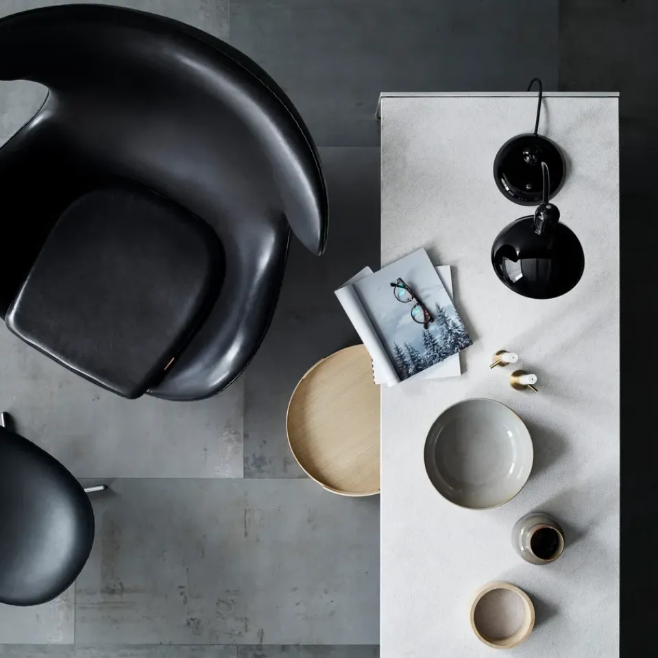 Fritz Hansen Lámparas De Escritorio<Lámpara de mesa Kaiser Idell 6556-T, Black Negro