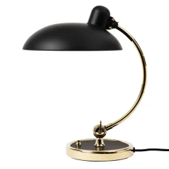 Fritz Hansen Lámpara de mesa Kaiser Idell 6631-T Luxus latón, mate Negro Outlet