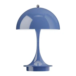 Louis Poulsen Lámpara de mesa Panthella 160 Portable v3, Opaque indigo Azul New