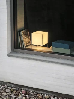 HAY Lámpara de mesa Paper Cube, Blanco Hot