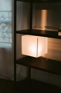 HAY Lámpara de mesa Paper Cube, Blanco Hot