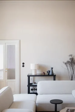 Örsjö Belysning Lámpara de mesa Plissé textil, Blanco New