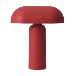 Normann Copenhagen Lámpara de mesa Porta, Bright red Rojo Outlet