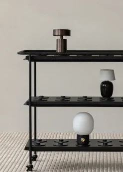 Audo Copenhagen Lámpara de mesa portable Torso, Black Negro Hot