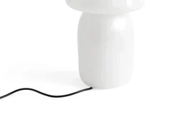 HAY Lámpara de mesa portátil Apollo, Blanco Hot