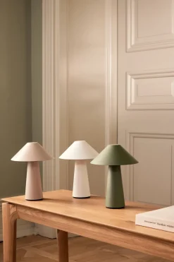 Globen Lighting Lámpara de mesa portátil Cannes, Mud Beige Outlet