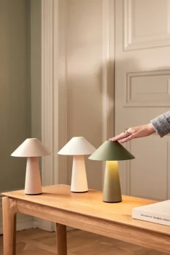 Globen Lighting Lámpara de mesa portátil Cannes, Mud Beige Outlet