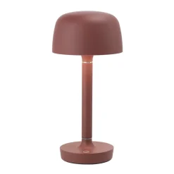 Scandi Living Lámpara de mesa portátil Halo 25,5 cm, Burgundy Rojo Online