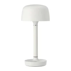 Scandi Living Lámparas Portátiles<Lámpara de mesa portátil Halo 25,5 cm, White Blanco