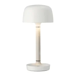 Scandi Living Lámparas Portátiles<Lámpara de mesa portátil Halo 25,5 cm, White Blanco