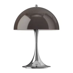 Louis Poulsen Lámpara de mesa portátil Panthella 250 V3, Original Opal Brown Marrón Outlet
