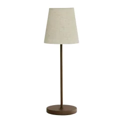Watt & Veke Lámpara de mesa portátil Tyra Ø14 cm, Coffee Marrón