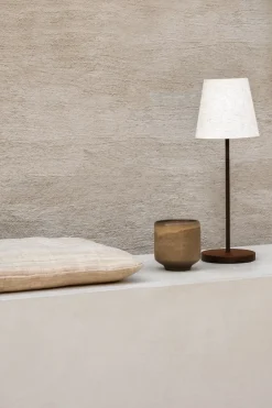 Watt & Veke Lámpara de mesa portátil Tyra Ø14 cm, Coffee Marrón