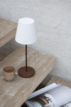 Watt & Veke Lámpara de mesa portátil Tyra Ø14 cm, Coffee Marrón