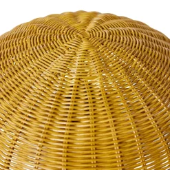 HKliving Lámpara de mesa Rattan, Mustard Amarillo Discount
