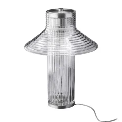 FDB Møbler Lámpara de mesa U14 Sletterhage, Aluminium Plateado Best