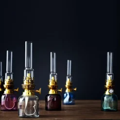 Karlskrona Lampfabrik Lámparas De Parafina Y Aceite<Lámpara de parafina Koholmen, color humo Gris