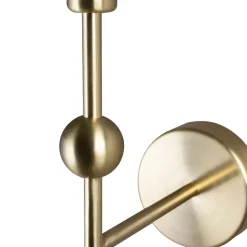 Globen Lighting Lámpara de pared Astrid, latón cepillado Color dorado Clearance