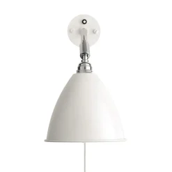 GUBI Lámpara de pared Bestlite BL7, blanco mate-cromo PlateadoBlanco Discount