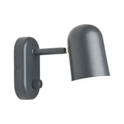 Northern Lámpara de pared Buddy, instalación fija, oscuro Gris Discount
