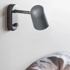 Northern Lámpara de pared Buddy, instalación fija, oscuro Gris Discount