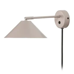 Globen Lighting Lámpara de pared Cannes Ø20 cm, Mud GrisBeige Online