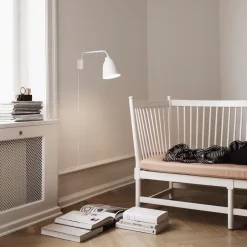 Fritz Hansen Lámparas De Lectura|Lámparas De Cama<Lámpara de pared Caravaggio Read, White Blanco