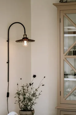 Globen Lighting Lámparas De Lectura|Lámparas De Cama<Lámpara de pared Cobbler 75 cm, Humo GrisNegro