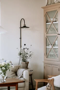 Globen Lighting Lámparas De Lectura|Lámparas De Cama<Lámpara de pared Cobbler 75 cm, Humo GrisNegro