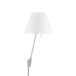 Luceplan Lámpara de pared Costanzina D13 a.pi, , on-off switch Blanco Discount