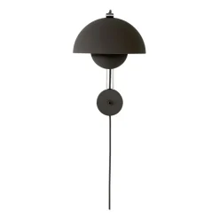 &Tradition Lámpara de pared Flowerpot VP8, Matt black Negro Online