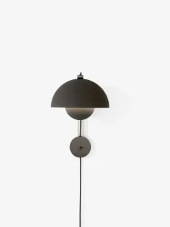 &Tradition Lámpara de pared Flowerpot VP8, Matt black Negro Online