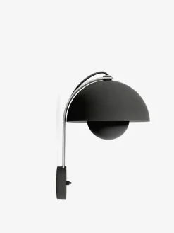 &Tradition Lámpara de pared Flowerpot VP8, Matt black Negro Online