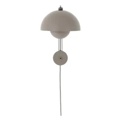 &Tradition Lámpara de pared Flowerpot VP8, Grey Beige New