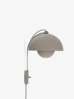 &Tradition Lámpara de pared Flowerpot VP8, Grey Beige New