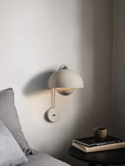 &Tradition Lámpara de pared Flowerpot VP8, Grey Beige New
