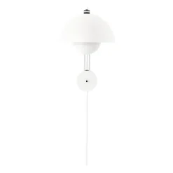 &Tradition Lámpara de pared Flowerpot VP8, Matt white Blanco Discount