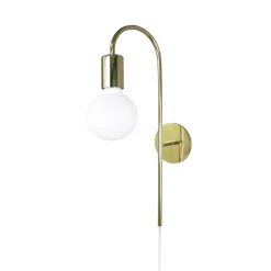 Globen Lighting Lámpara de pared Grace, latón Color dorado