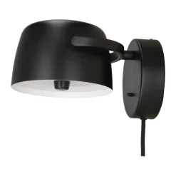 Scandi Living Lámparas De Cama<Lámpara de pared Halo Ø16 cm, Black Negro